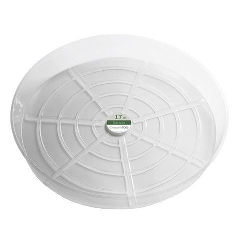 Crescent Garden 17 in. D Plastic Plant Saucer Clear (Pack of 25)