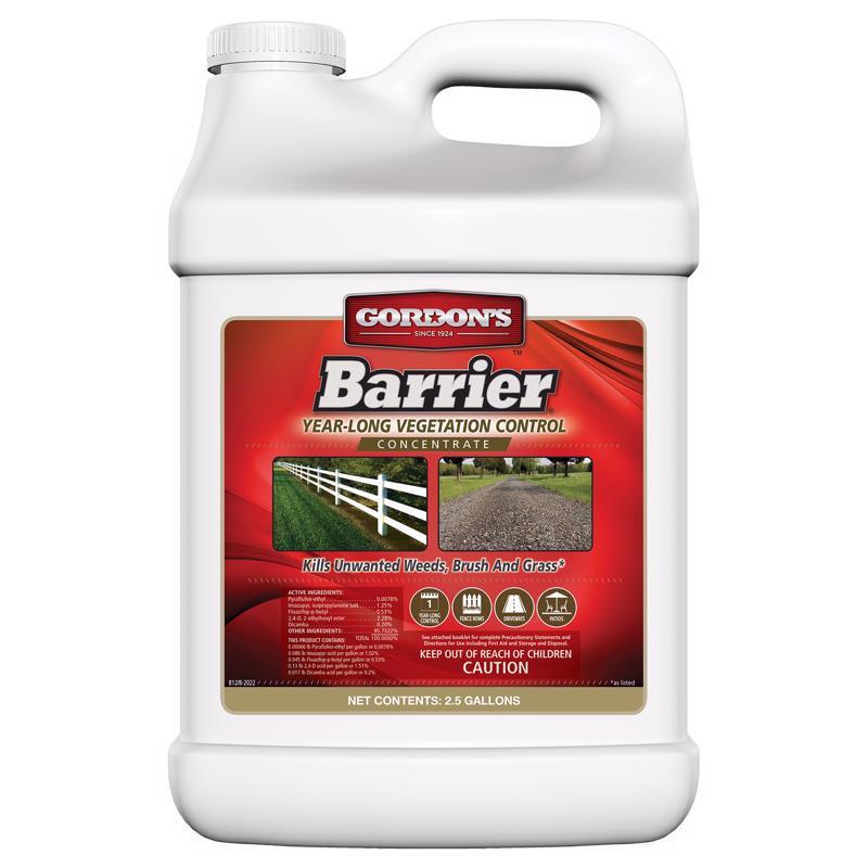 Concentrado de herbicida para barreras, maleza y hierbas Gordon's, 2,5 gal
