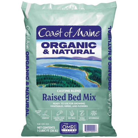 Coast of Maine Castine Blend Organic Raised Bed Soil 1 cu ft