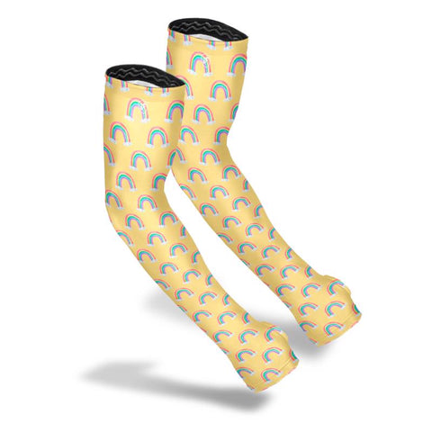 Farmers Defense M Polyester/Spandex Rainbow Yellow Protection Sleeves