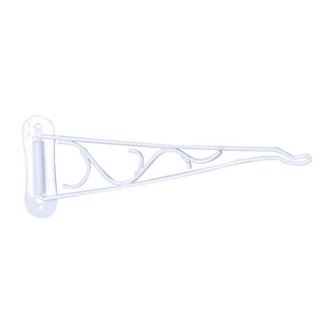 Living Accents White Steel 10 in. H Swivel Plant Hook 1 pk