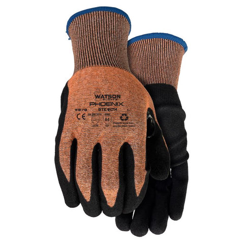 Watson Gloves L Polyester Stealth Phoenix Orange Protective Gloves