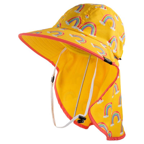 Sombrero Farmers Defense Rainbows amarillo para niños