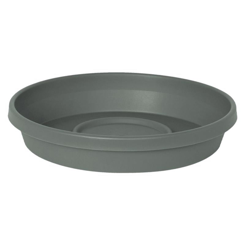 Bloem Terra 2.75 in. H X 14.75 in. W X 12.75 in. D Plastic Traditional Plant Saucer Basil
