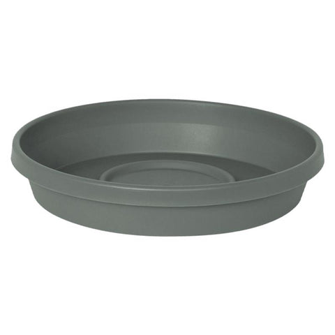 Bloem Terra 1.5 in. H X 7.5 in. W X 6.5 in. D Plastic Traditional Plant Saucer Basil