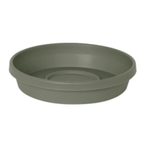 Bloem Terra 1.75 in. H X 9.25 in. W X 8 in. D Plastic Traditional Plant Saucer Basil