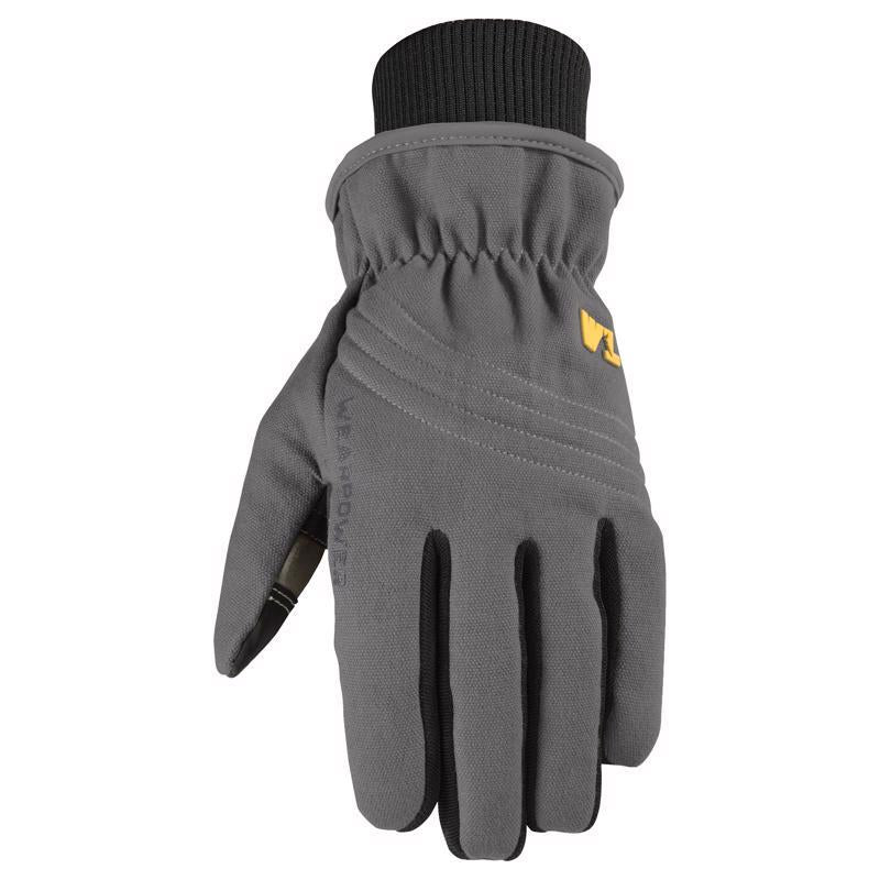 Wells Lamont Men's Outdoor Winter Work Gloves Black/Gray L 1 pair