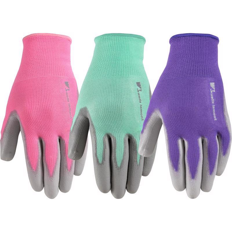 Wells Lamont Women's Outdoor Grip Gloves Assorted S 3 pk