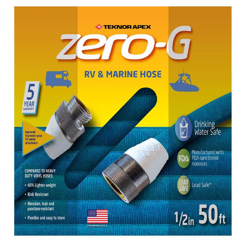 Teknor Apex Zero-G 1/2 in. D X 50 ft. L Heavy Duty RV/Marine Hose