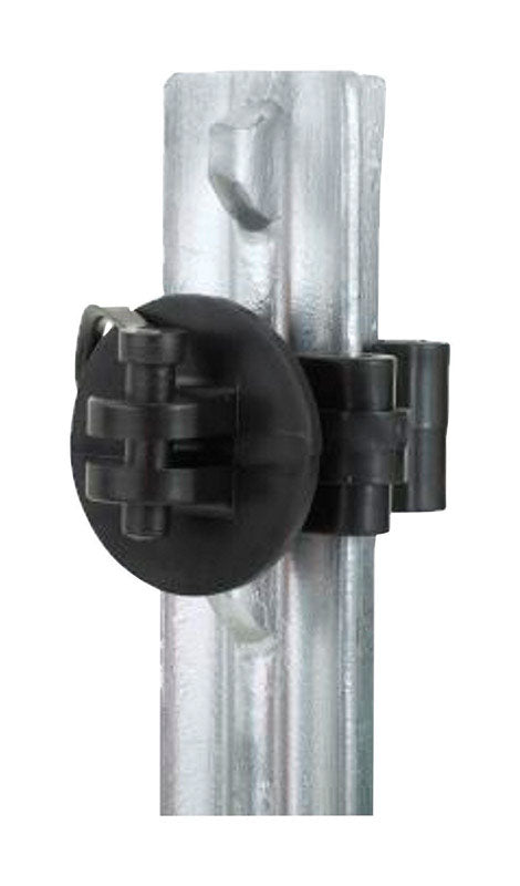 Aislador negro para poste en T de cerca eléctrica Dare