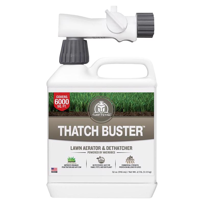 Turf Titan Thatch Buster Soil Amendment 6000 sq ft 32 oz (Pack of 6)
