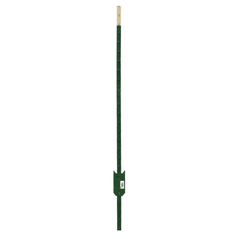 FarmGard 6 ft. H Rail Steel / Billet Studded T-Post (Pack of 5)