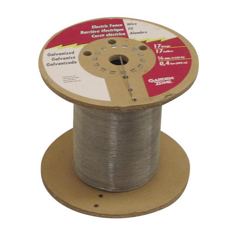 FarmGard 0.0453 in. H X 1320 ft. L Galvanized Steel Electric Fencing Silver