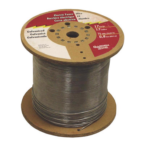 Ironridge 0.0453 in. H X 2640 ft. L Galvanized Steel Electric Fencing Silver