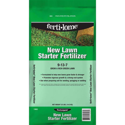 Ferti-lome Lawn Starter Fertilizante para césped para múltiples tipos de pasto 8000 pies cuadrados