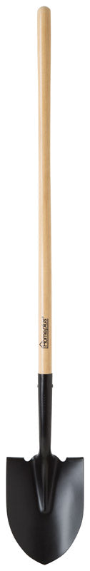 Home Plus 56.75 in. Steel Round Digging Shovel Wood Handle (Pack of 6)