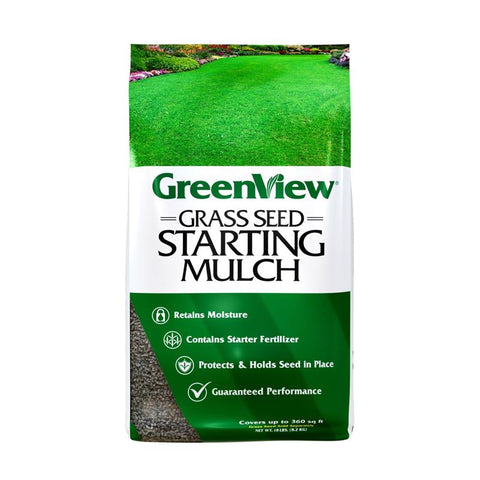 GreenView Fairway Formula All Grasses Sun or Shade Grass Seed Starting Mulch 18 lb