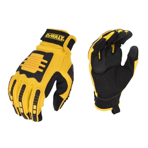 DeWalt Unisex Indoor/Outdoor MECHANIC Mechanic's Glove Black/Yellow XL 1 pair