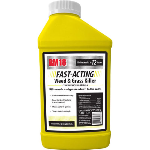 RM18 Weed and Grass Killer Concentrate 32 oz (Pack of 12)