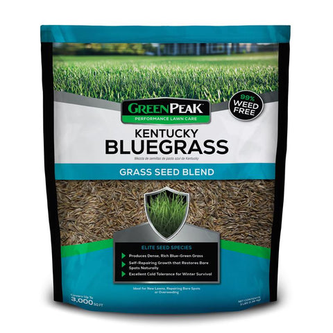 GreenPeak Kentucky Bluegrass Sun or Shade Grass Seed 3 lb