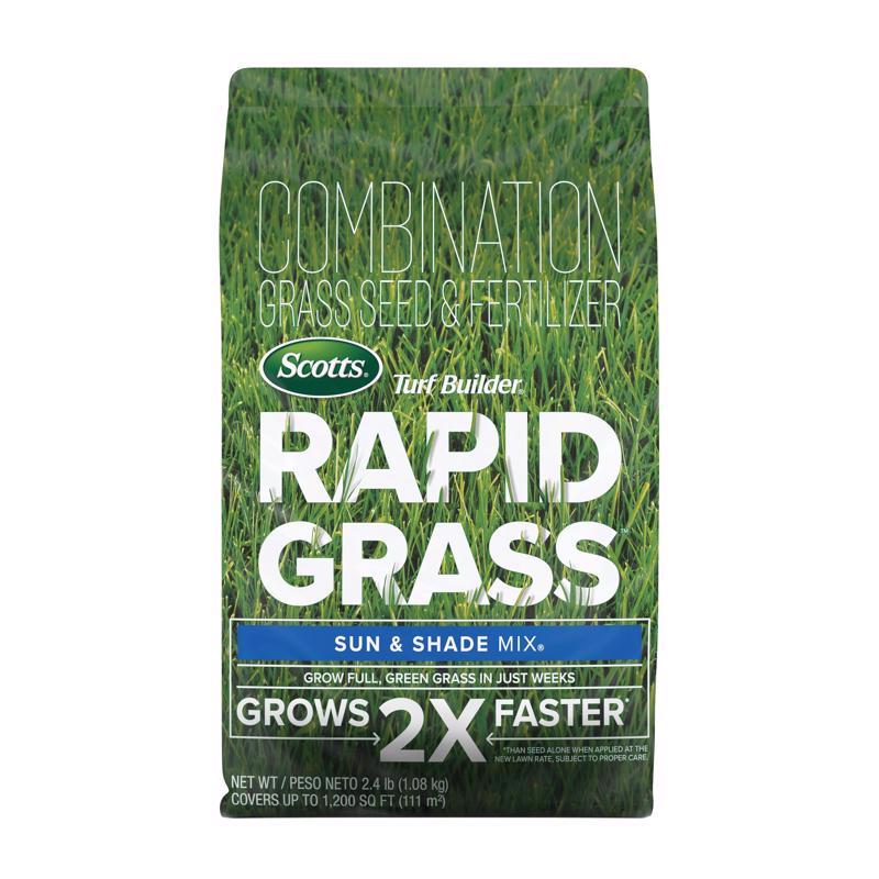 Scotts Turf Builder Mixed Sun or Shade Grass Seed and Fertilizer 2.4 lb