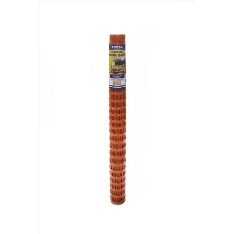 Tenax 4 ft. H X 50 ft. L Polyethylene Guardian Warning Barrier Orange