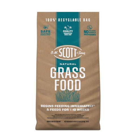 Fertilizante multiusos para césped O.M. Scott & Sons para todo tipo de pastos, 2000 pies cuadrados