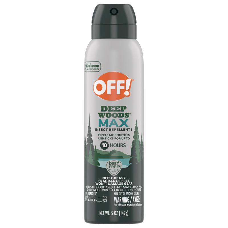 OFF! Deep Woods Max Insect Repellent For Mosquitoes/Ticks 5 oz (Pack of 12)