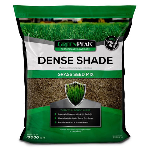 Semilla de césped GreenPeak de sombra densa mixta, 20 lb