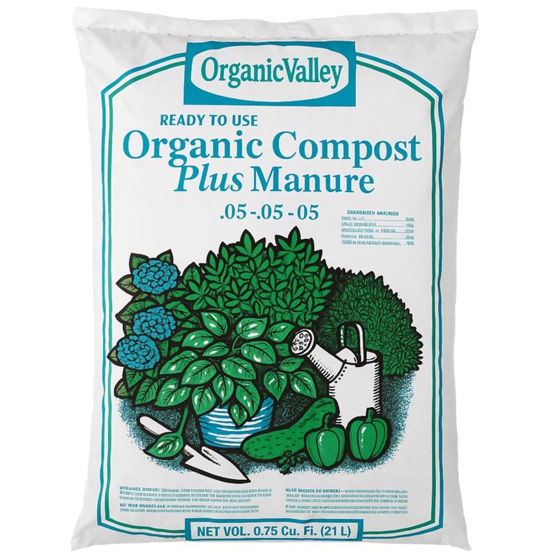 Organic Valley Blend Compost Manure 0.75 cu ft