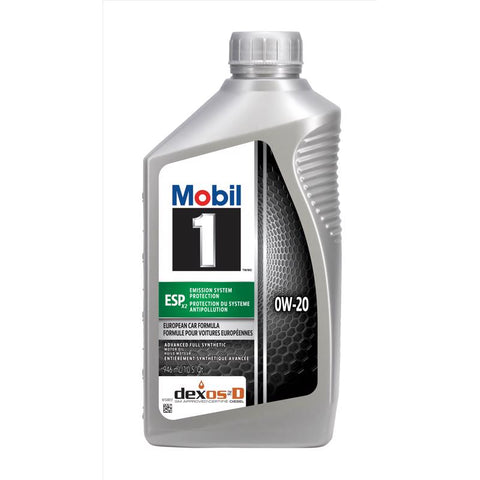 Mobil 1 Advance Fuel Economy 0W-20 Gasoline Synthetic Engine Oil 1 qt (Pack of 6)