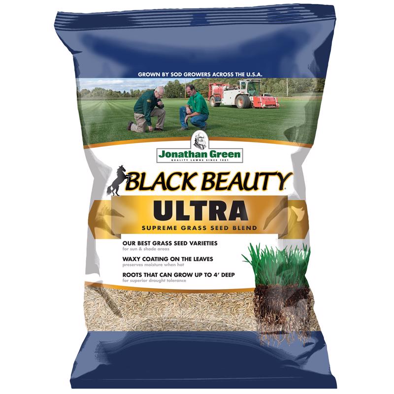 Semilla de césped Jonathan Green Black Beauty Ultra para sombra parcial/sol, mezcla, 15 lb