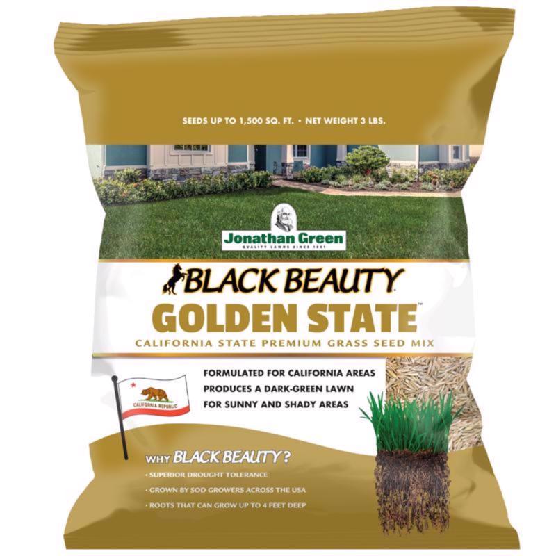 Jonathan Green Black Beauty Golden State Mixed Sun or Shade Grass Seed 1 lb