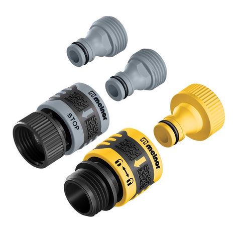 Melnor Plastic/Rubber Quick Connector Hose Set
