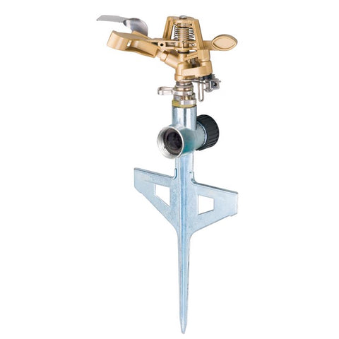 Melnor Metal Spike Base Pulse Sprinkler 5600 sq ft 1 pk