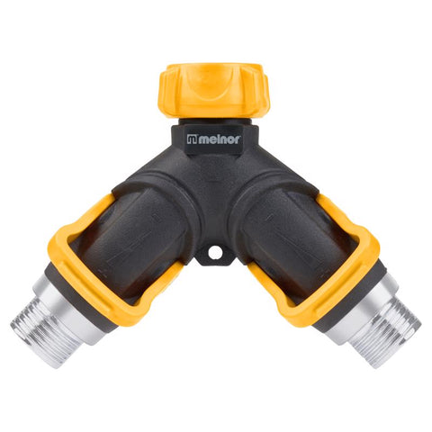 Melnor Metal Threaded Female 2-Way Shut-off Valve