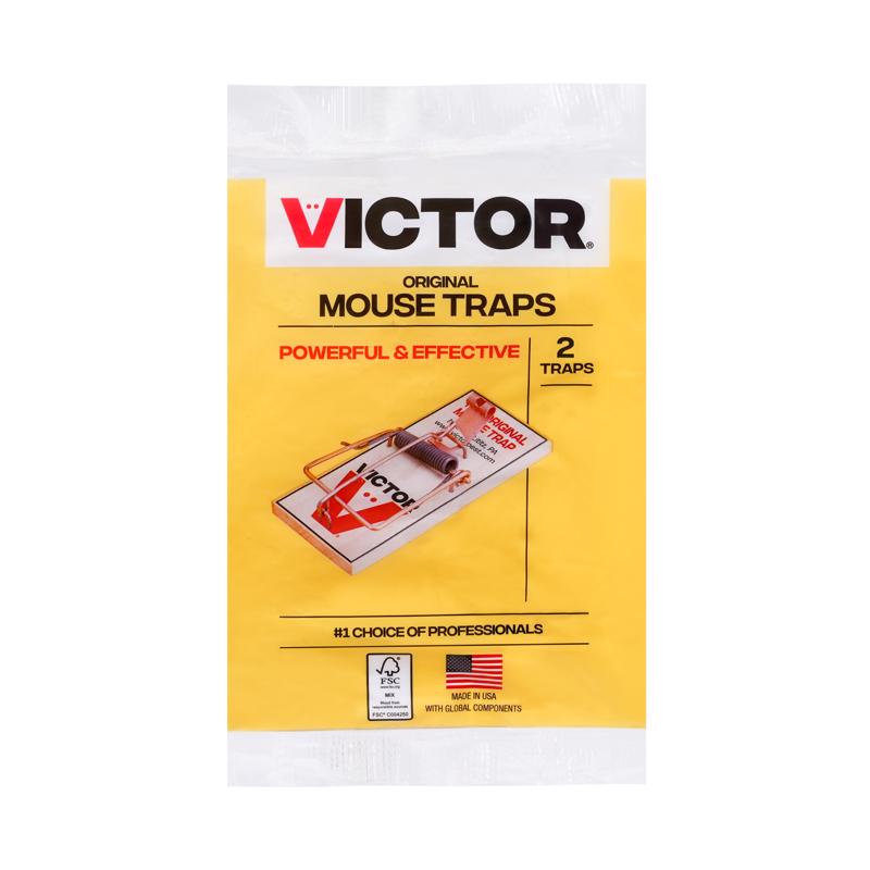Victor Small Snap Trap For Mice 2 pk (Pack of 36)
