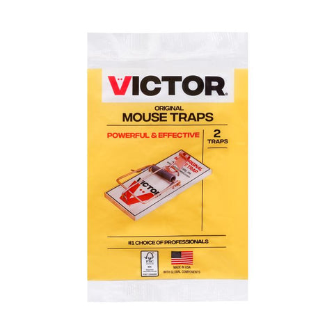 Victor Small Snap Trap For Mice 2 pk (Pack of 36)
