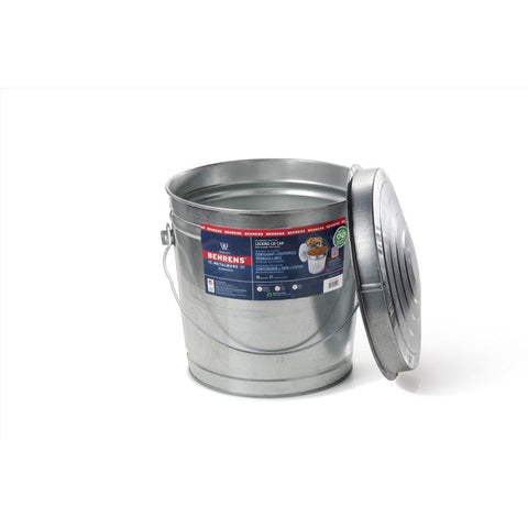 Behrens Gray Locking Lid Metal Pet Food Storage Container For All Pets (Pack of 6)