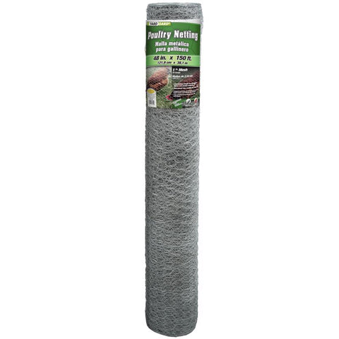 YardGard 48 in. H X 150 ft. L Galvanized Steel Fencing 1 in. X 1 in. in.