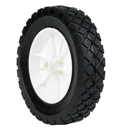 Rueda de repuesto de plástico para cortacésped Arnold, 1,75 pulg. de ancho × 8 pulg. de profundidad, 55 lb
