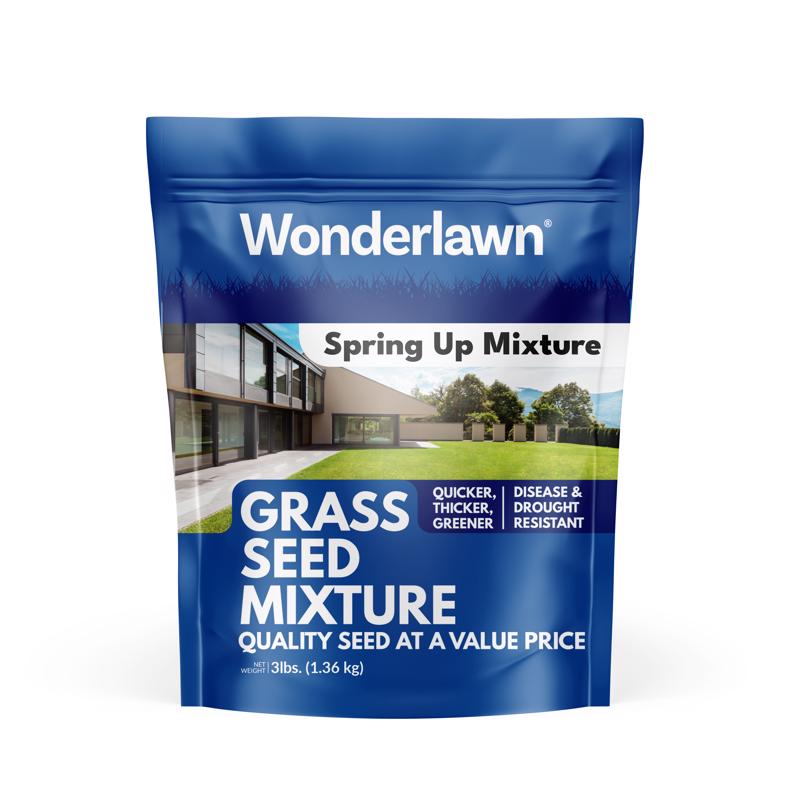 Barenbrug Wonderlawn Spring Up Semilla de césped mixta para sol o sombra 3 lb