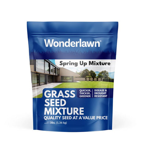 Barenbrug Wonderlawn Spring Up Semilla de césped mixta para sol o sombra 3 lb