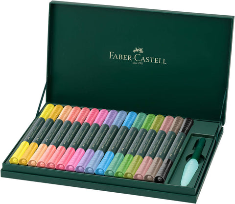Faber-Castell Albrecht Dürer Watercolour Markers, 16 Assorted Colors, Watercolor Markers for Drawing, Illustration, Lettering & Creative Artwork