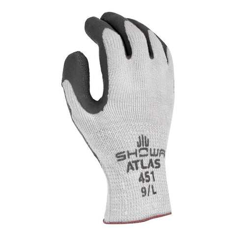 SHOWA ATLAS 451 Unisex Indoor/Outdoor Cold Weather Work Gloves Gray XL 1 pair