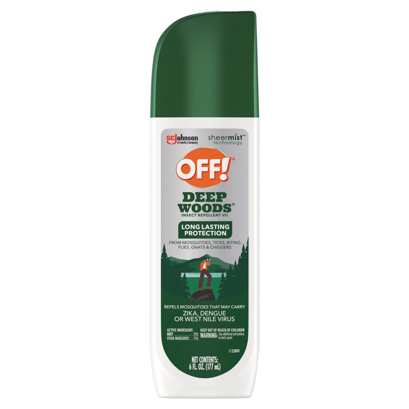 OFF! Deep Woods Insect Repellent Liquid For Gnats/Mosquitoes/Ticks 6 oz (Pack of 12)