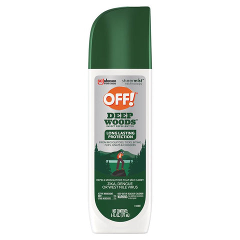 OFF! Deep Woods Insect Repellent Liquid For Gnats/Mosquitoes/Ticks 6 oz (Pack of 12)
