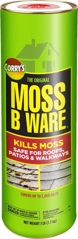 Corry's Moss-B-Ware Moss Killer Granules 3 lb (Pack of 12)