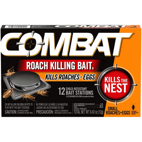 Combat Source Roach Bait Station 12 pk (Pack of 12)
