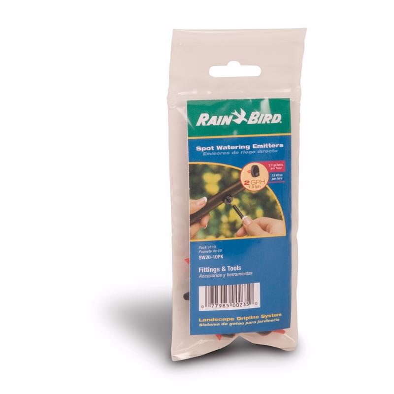 Emisor de goteo puntual Rain Bird Xeri-Bug 2 gal/h, paquete de 10